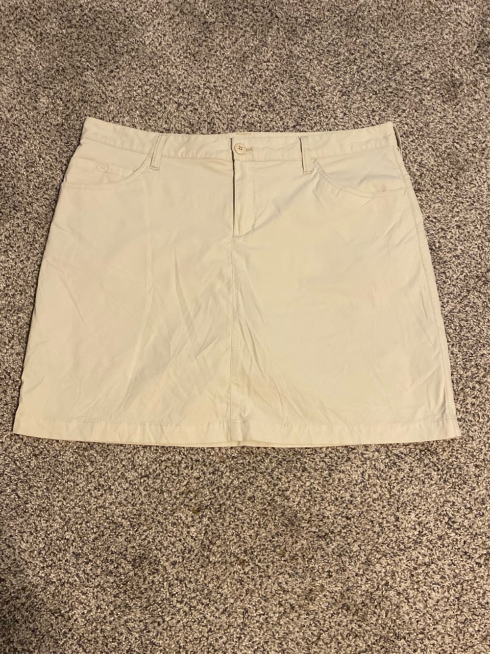 Eddie Bauer Cream Women's Hiking Skort Size 12